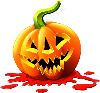万圣节节日卡通素材南瓜