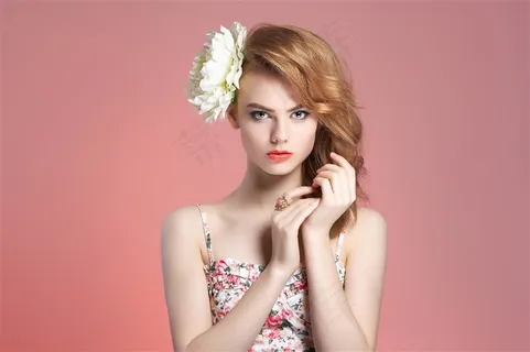 美丽鲜花美女 美丽鲜花美女