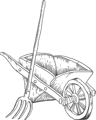 独轮车现代农业