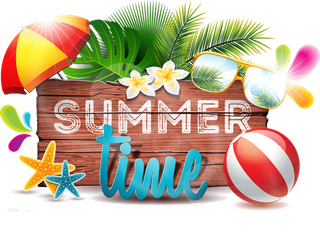 夏日时光标题素材少儿兴趣班