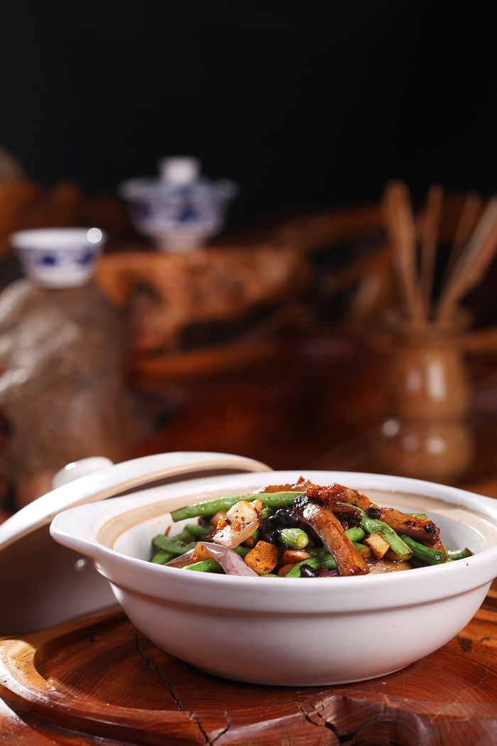 茄子豆粥煲 (1)