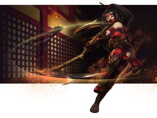 英雄联盟人物老版_绯红