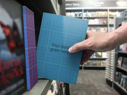 简约画册样机展示效果