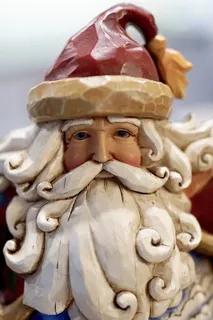 圣诞老人雕像图片