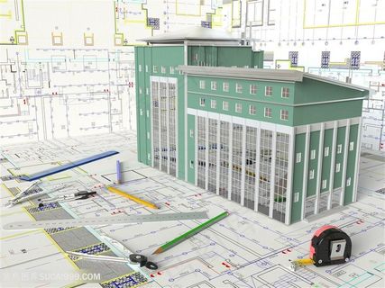 精美建筑模型cad图纸高清图