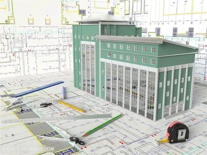 精美建筑模型cad图纸高清图