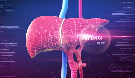 科技医疗智能大脑内脏数据未来科幻海报