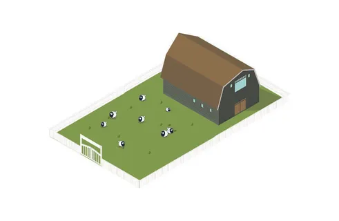 分析图素材图标集合景观建筑立面插画场景AI矢量图形设计