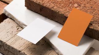 石头背景高档轻奢名片样机