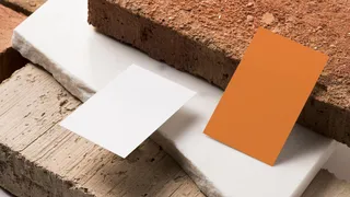 石头背景高档轻奢名片样机