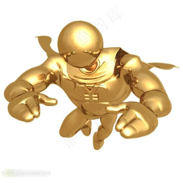 超人小金人素材