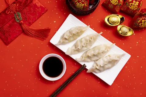 冬至鲜香好吃煮熟的饺子图片-第3张