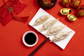 冬至鲜香好吃煮熟的饺子图片-第3张