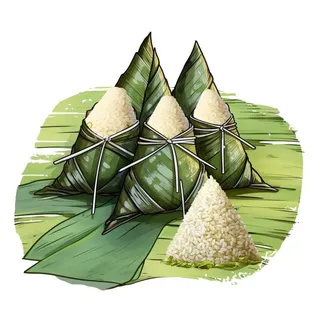 粽子绿叶免抠 粽子绿叶免抠