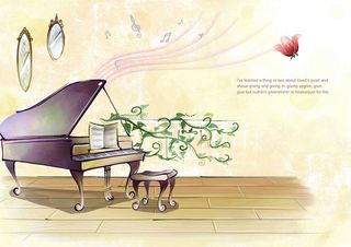 水彩手绘装饰装修