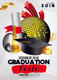 帽子酒毕业庆祝广告PSD素材 帽子酒毕业庆祝广告PSD素材