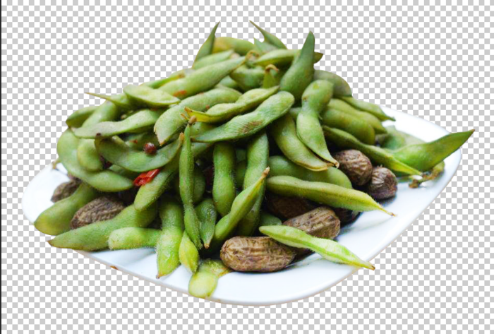 花生毛豆免扣素材