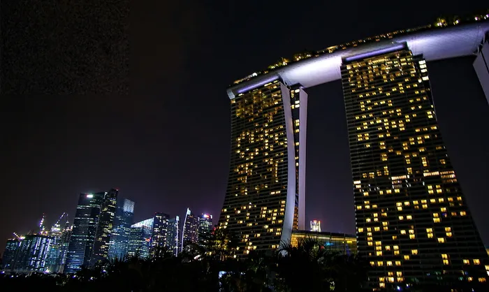 高清唯美城市夜景高楼大厦
