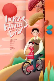 父亲节 父亲节海报设计