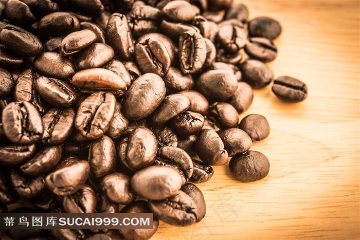 精致咖啡豆素材