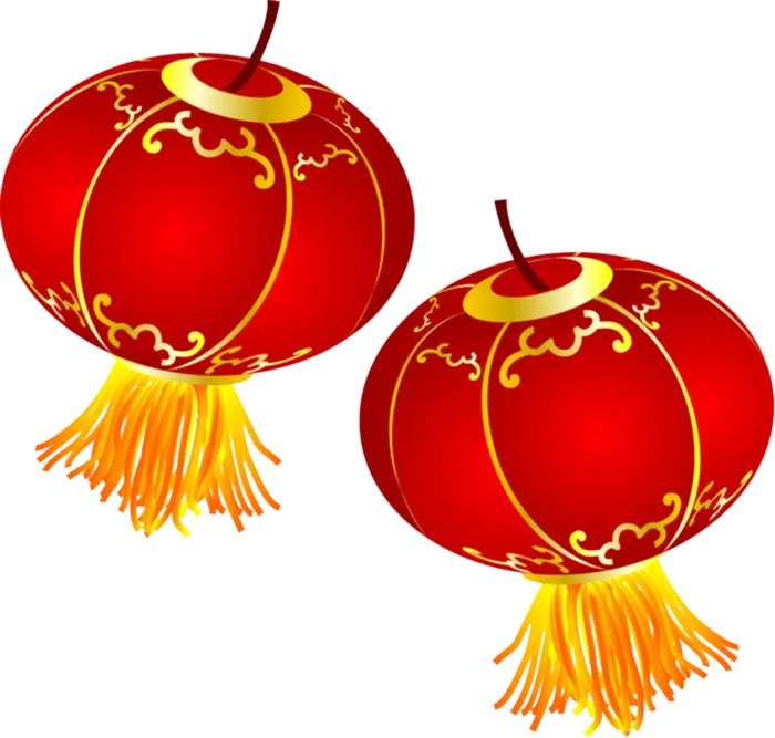 中国新年灯笼兔年免抠