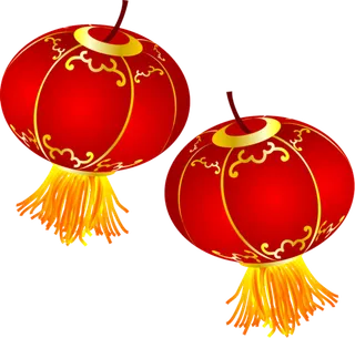 中国新年灯笼兔年免抠