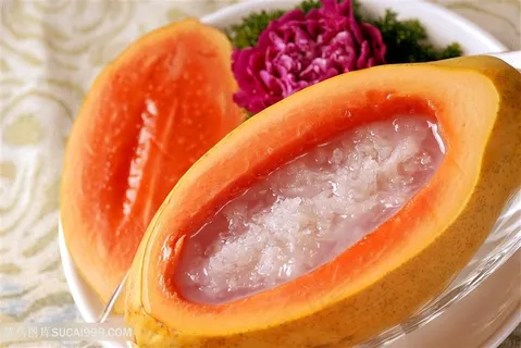 心木瓜炖燕窝中华美食 心木瓜炖燕窝中华美食
