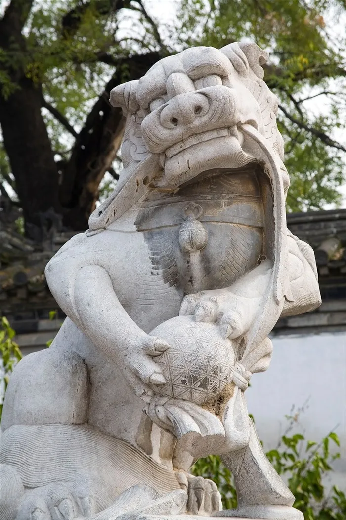 石狮铜狮造型建筑图片摄影图片