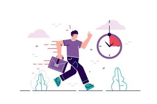 扁平化人物场景办公互联网等距ai矢量设计网页海报UI素材插画