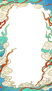 中式古典国潮来袭海报展板宣传背景图PSD设计PS模板素材