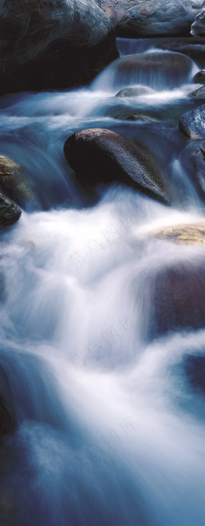 山涧瀑布高清风景图片