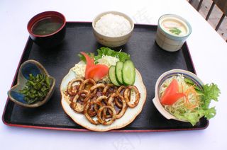 3004鱿鱼生姜烧套餐