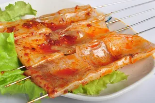 烧烤美食烤肉街边小吃油炸烤鱿鱼烧烤店图片