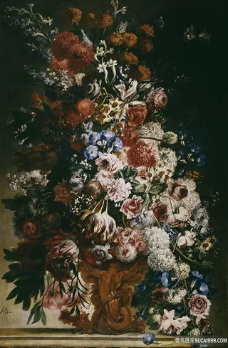 贝尔维迪尔，-安德烈·弗洛雷罗静物花卉