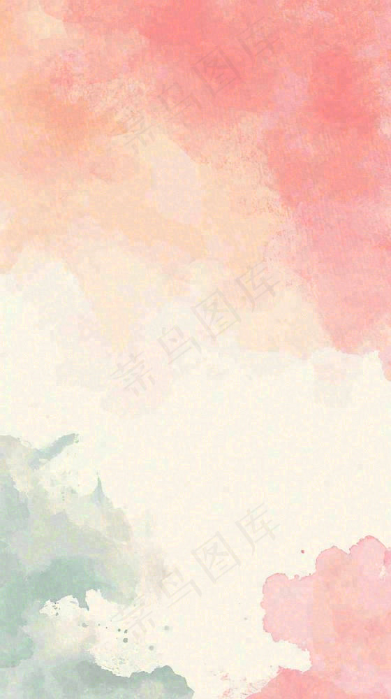 水墨泼墨粉色绿色渐变纹理背景(816x1456)