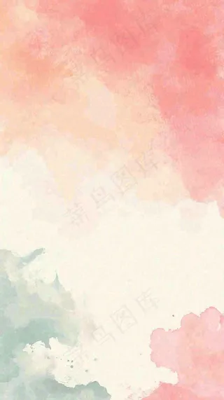 水墨泼墨粉色绿色渐变纹理背景