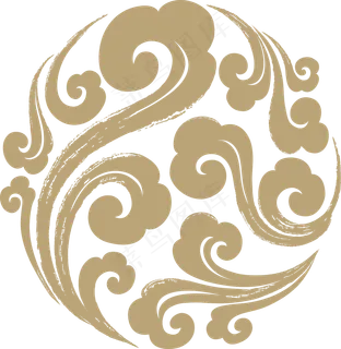 中国风传统吉祥寓意图案古代喜庆祥瑞纹样纹饰PNG免抠