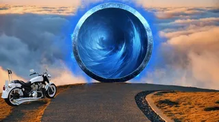 元宇宙世界天空背景墙风景