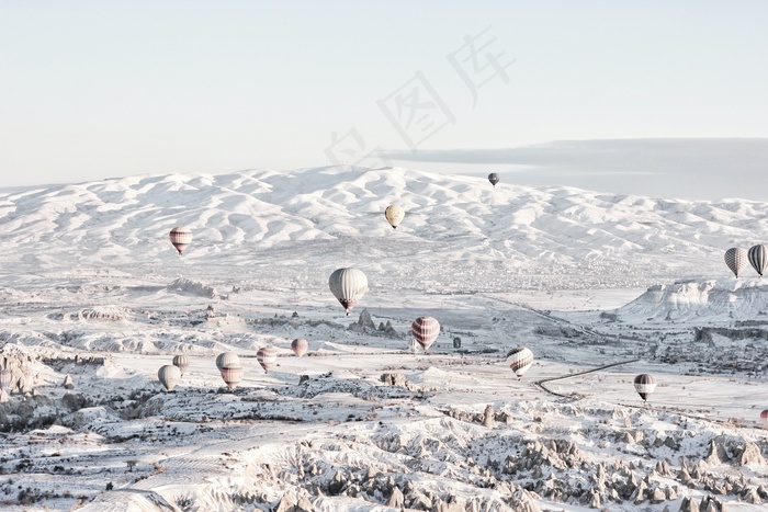 冬季雪景图