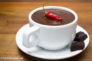 咖啡辣椒与巧克力图片