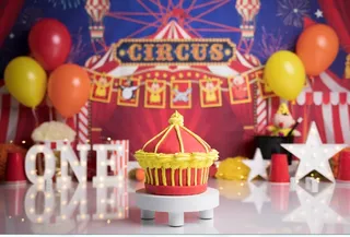 儿童照相拼接背景