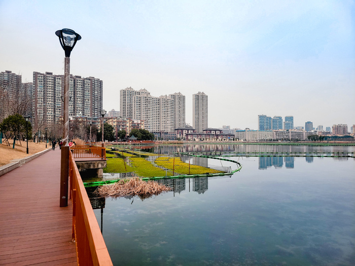 武汉|南湖|湖面|公园