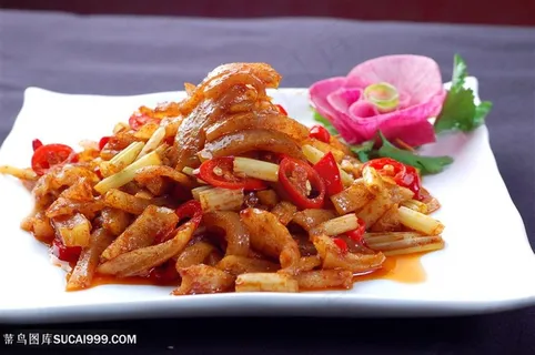 开胃猪脚皮中华美食摄影图 开胃猪脚皮中华美食摄影图