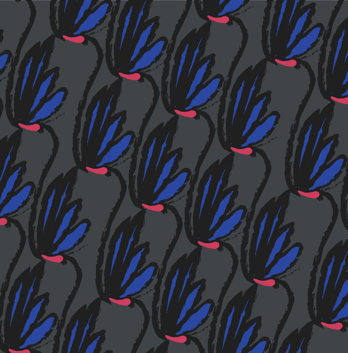 花卉唯美手绘花朵面料纹理手机壳布料面料印花服装矢量图案素材