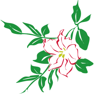 枝头花免扣装饰元素