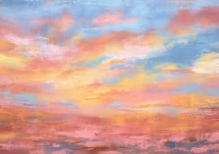 水彩水粉油画颜料色彩背景