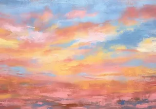 水彩水粉油画颜料色彩背景