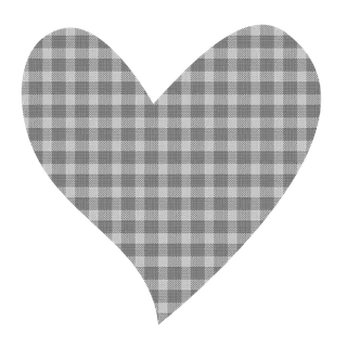 网格纹爱心