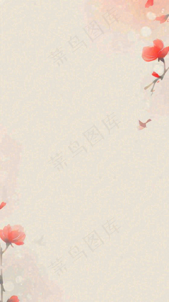简约花朵鲜花纹理背景(816x1456)