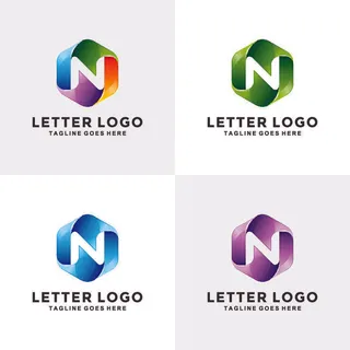 标识标志公司字母企业商标品牌LOGO设计素材矢量模板